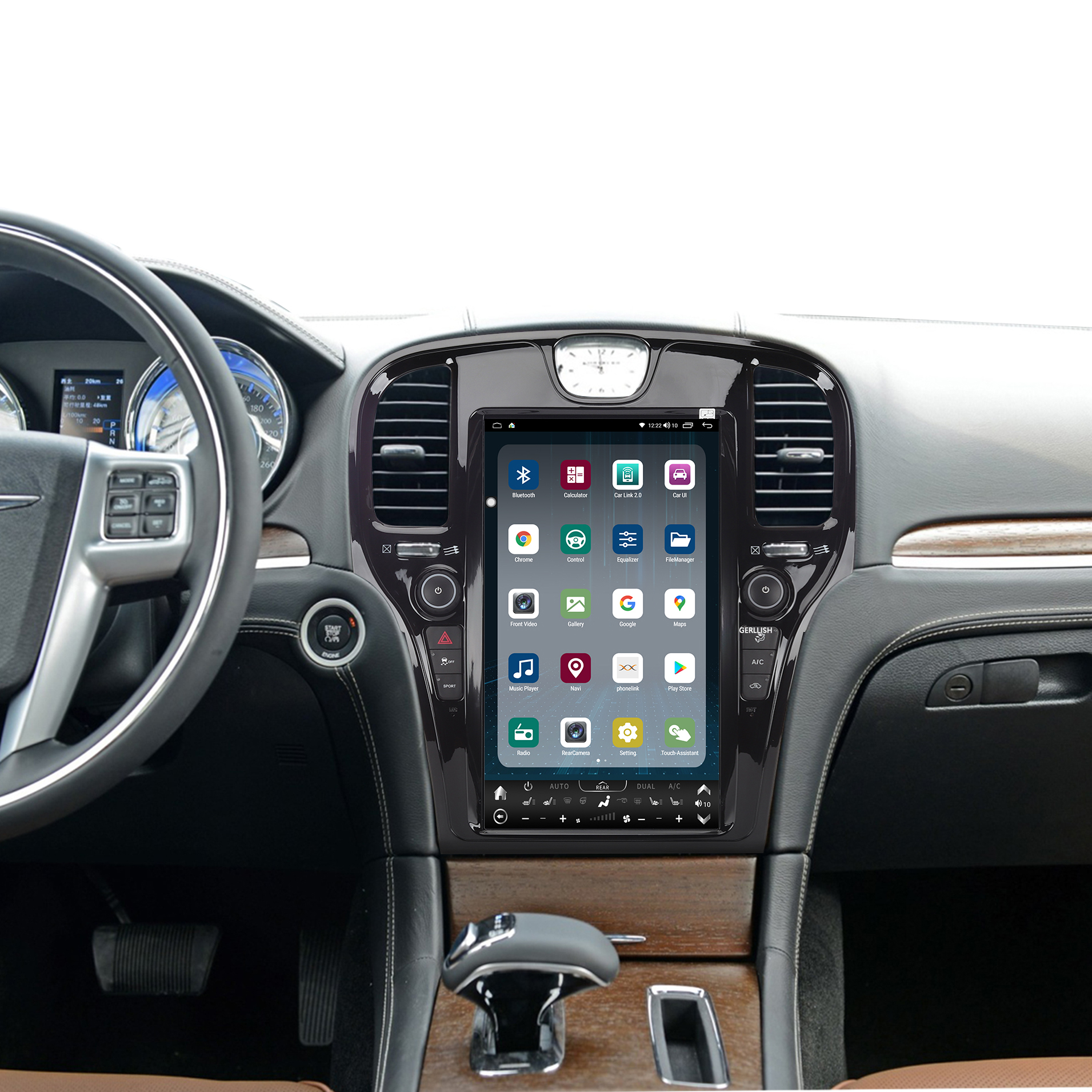 Chrysler 300C Android Tesla Style Vertical Touch Screen