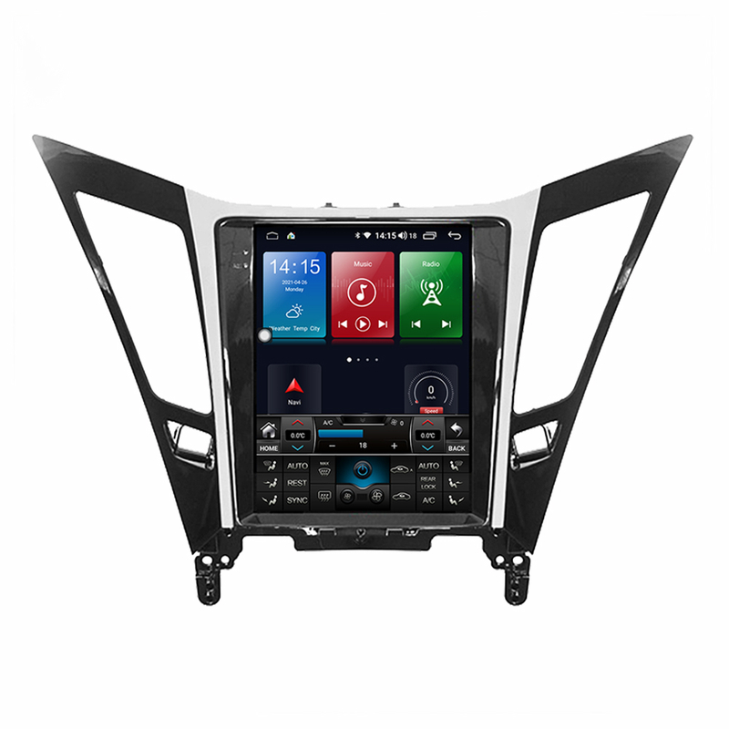 Hyundai Sonata 2012 2013 2014 Tesla Style Vertical Screen Android Car Audio Dvd Player 