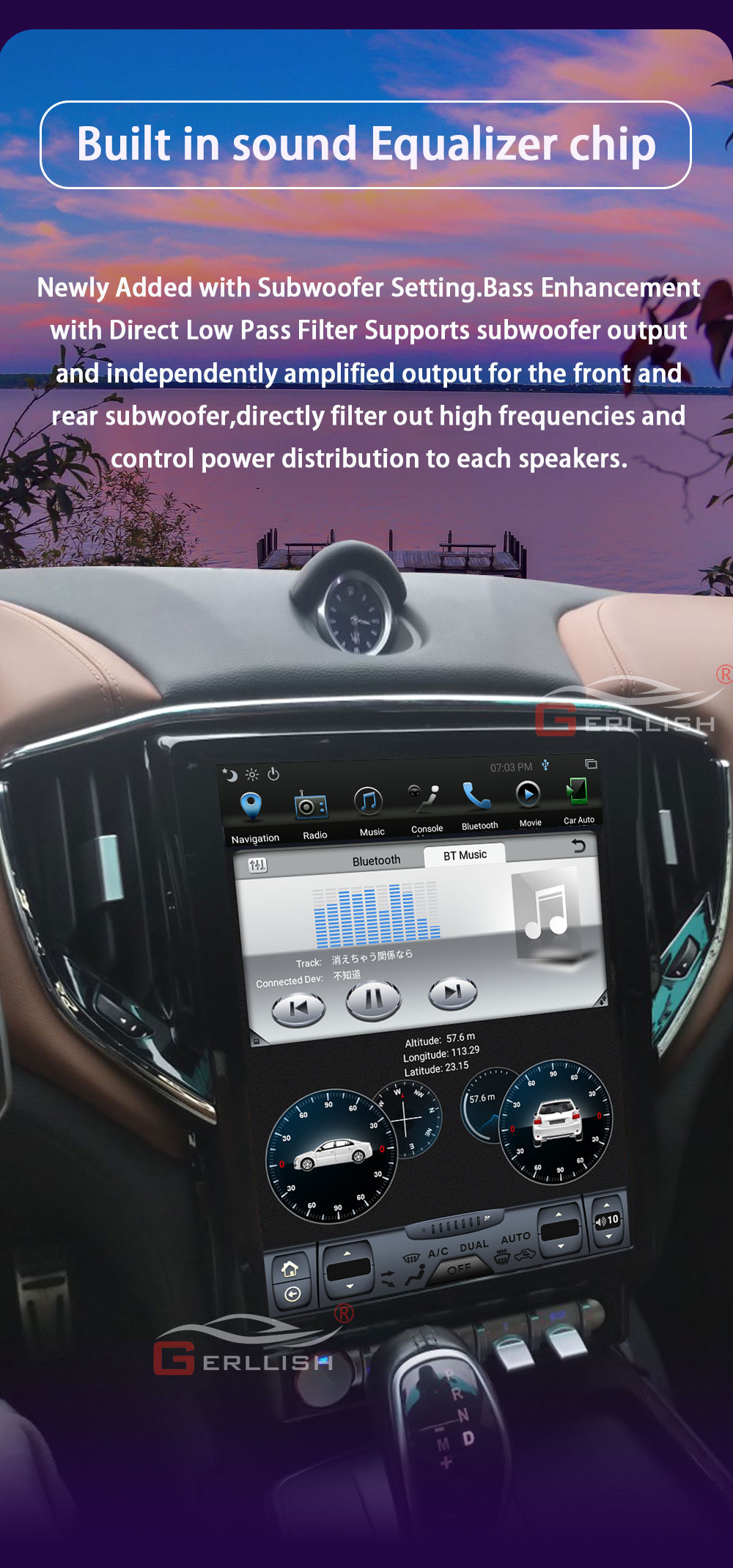 Maserati Ghibli Android radio player