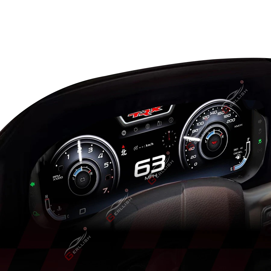Dodge Ram Car Digital Cluster LCD Dashboard Panel