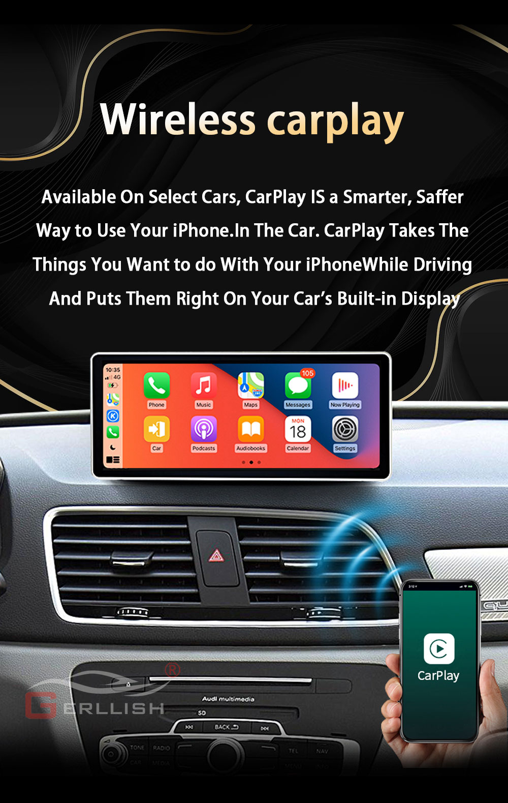 Audi Q3 Android Car Multimedia Stereo Navigatio GPS 