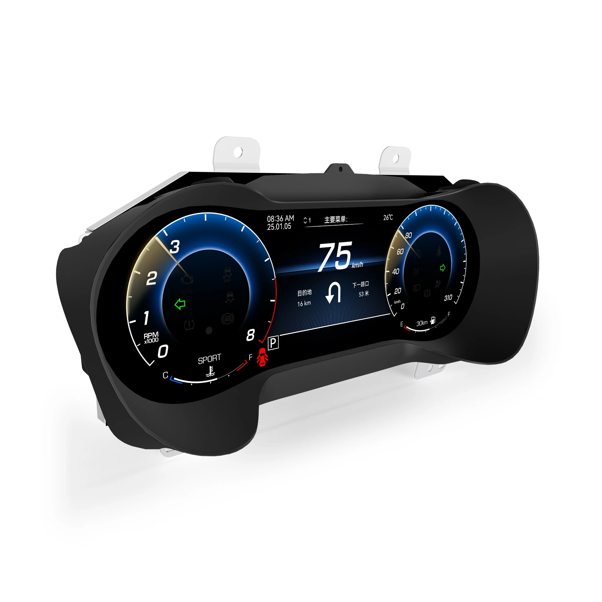 Maserati Ghibli LCD Auto Meter Display Upgrade