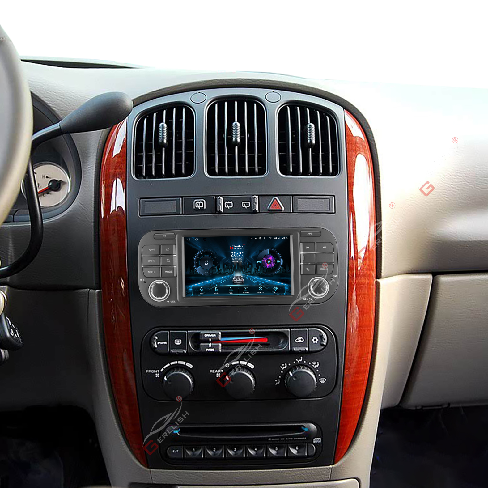 Grand Voyager Car DVD Player GPS Radio Stereo Head Unit 