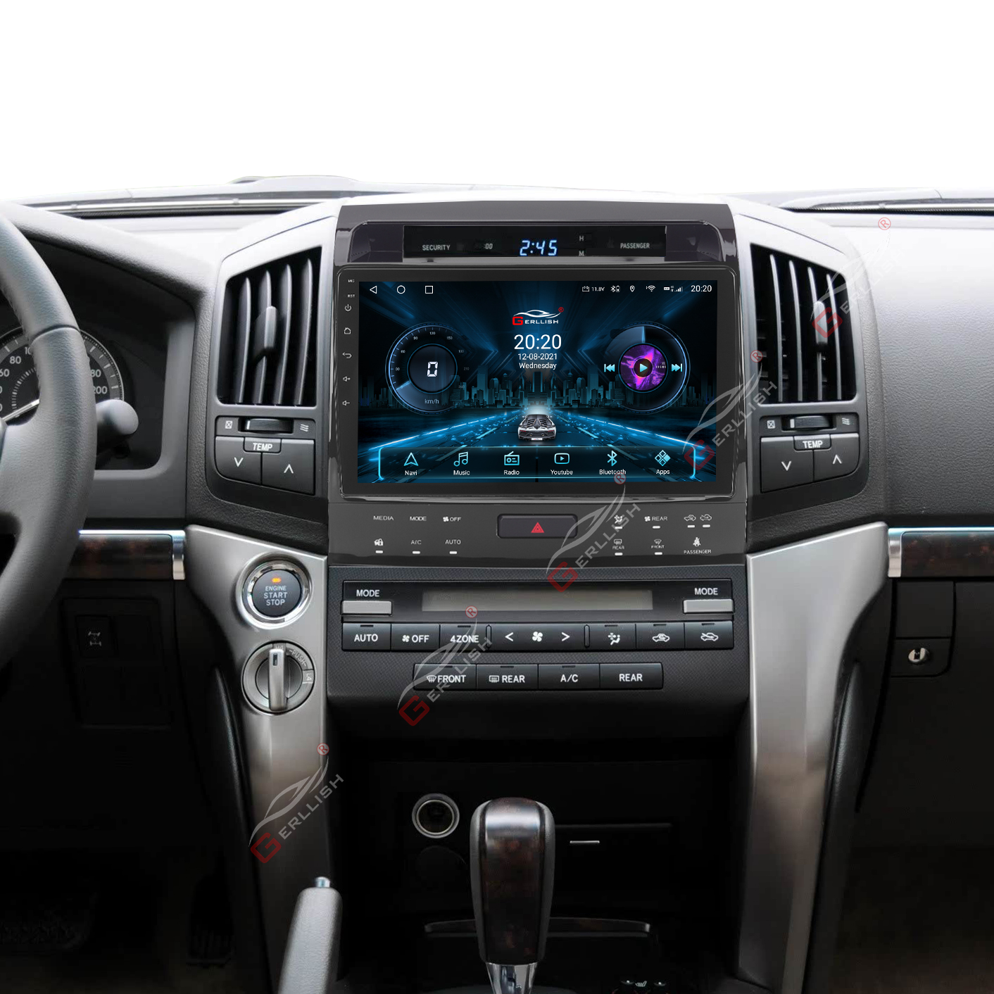 Land Cruiser LC200 Auto Radio Stereo GPS Navigation