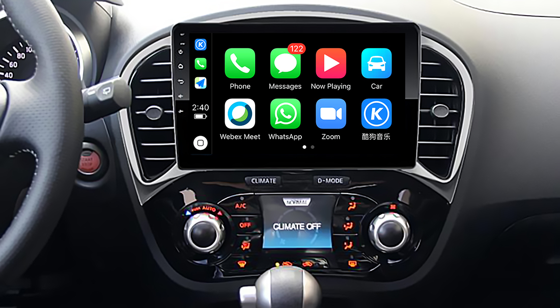 Nissan juke 2010-2014 YF15 Infiniti ESQ 2011-2017 Car radio stereo gps navigation