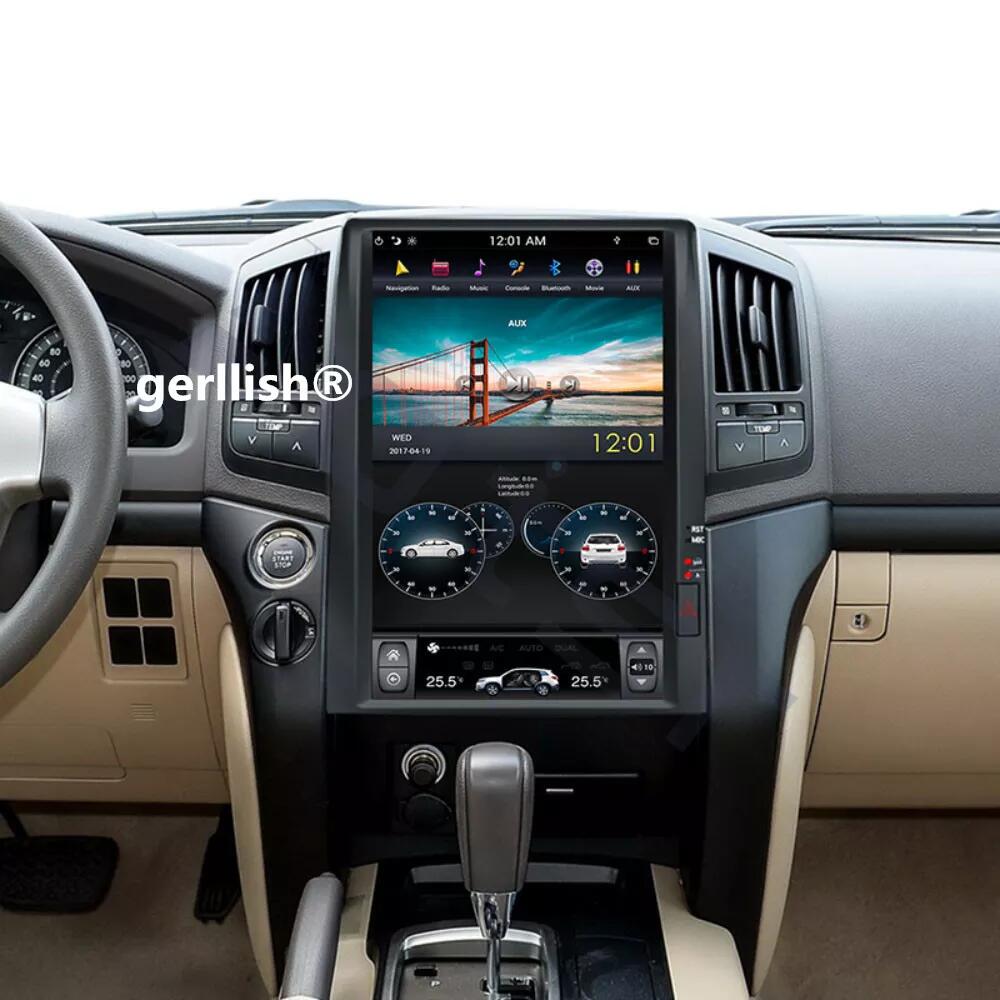 Car GPS Navigation Toyota Land Cruiser LC200 2008-2015 Stereo Multimedia Player Radio
