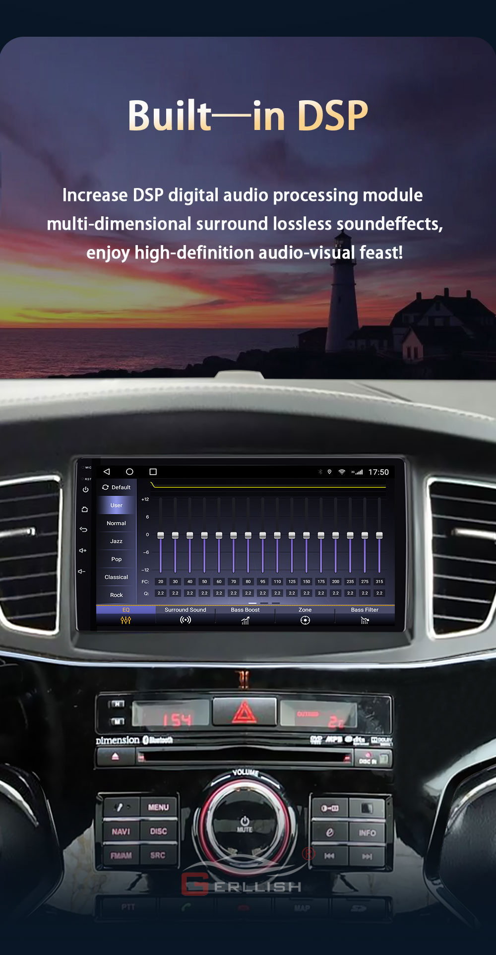 Kia K7 Android car dsp