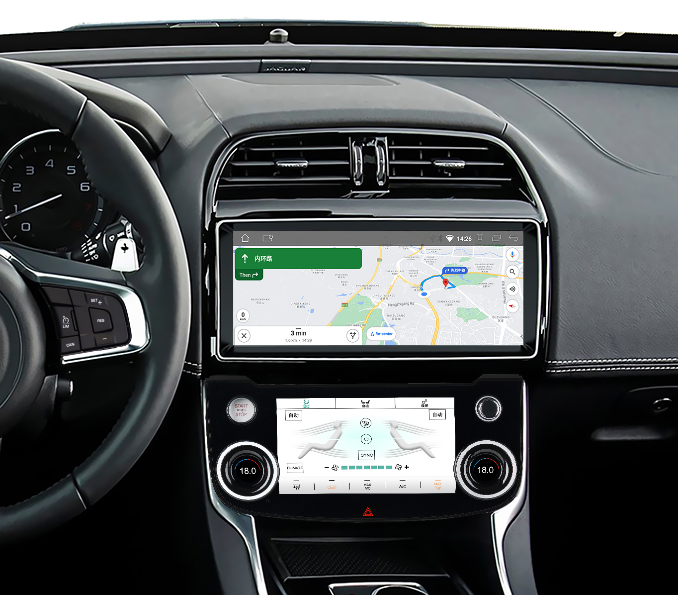 Jaguar Xe 2016-2019 Radio GPS Navigation Car Dvd Player