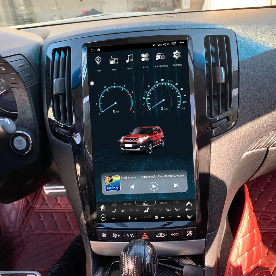 Infiniti G37 Tesla Style Radio Car GPS Navigation