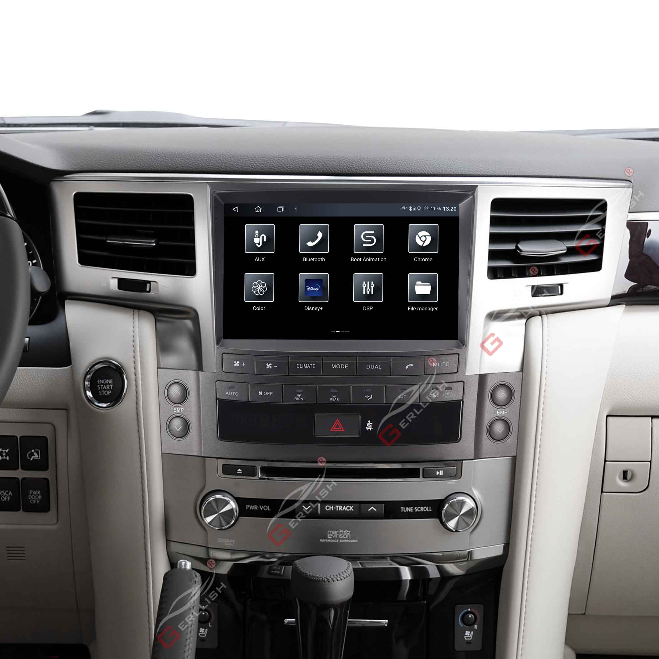 Lexus LX570 Car Radio Multimedia Video Player Navigation 