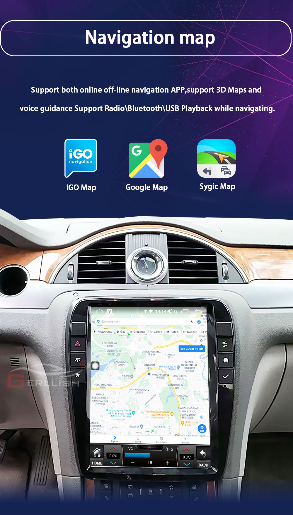 Buick Envision car gps navigation