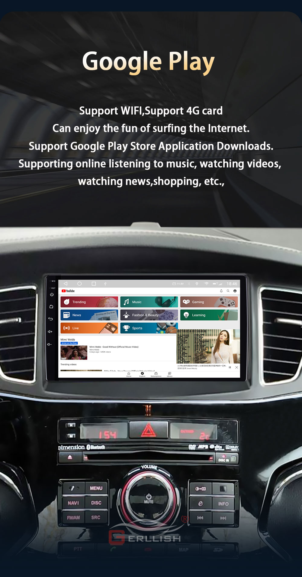 Kia K7 car google player