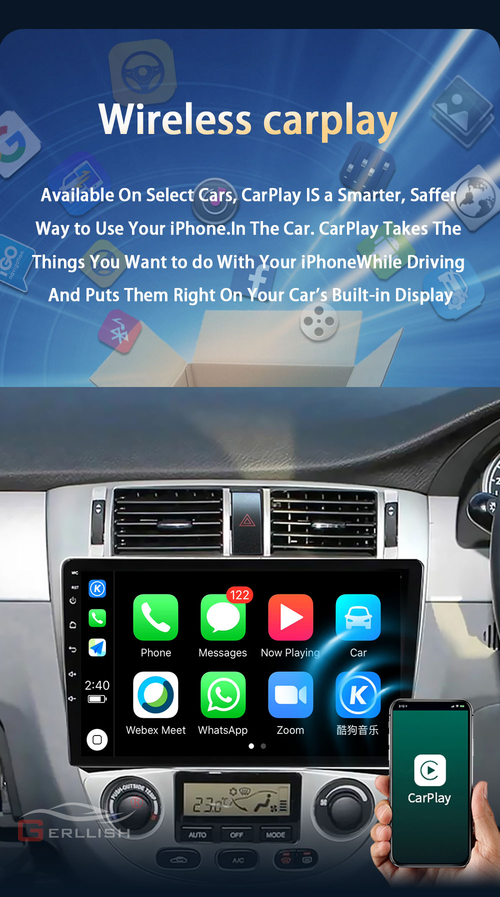 Chevrolet Lacetti radio carplay