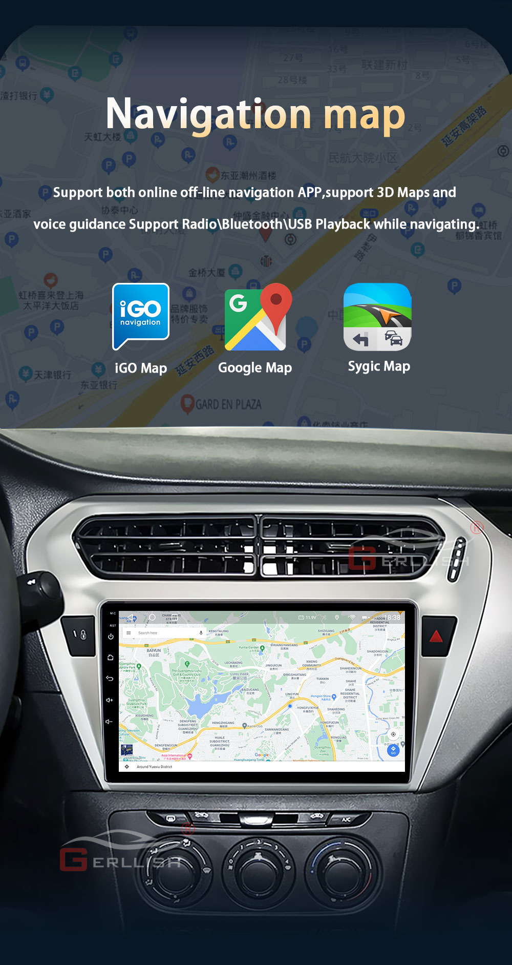 Citroen Elysee 2013-2016 Android radio Car DVD Player