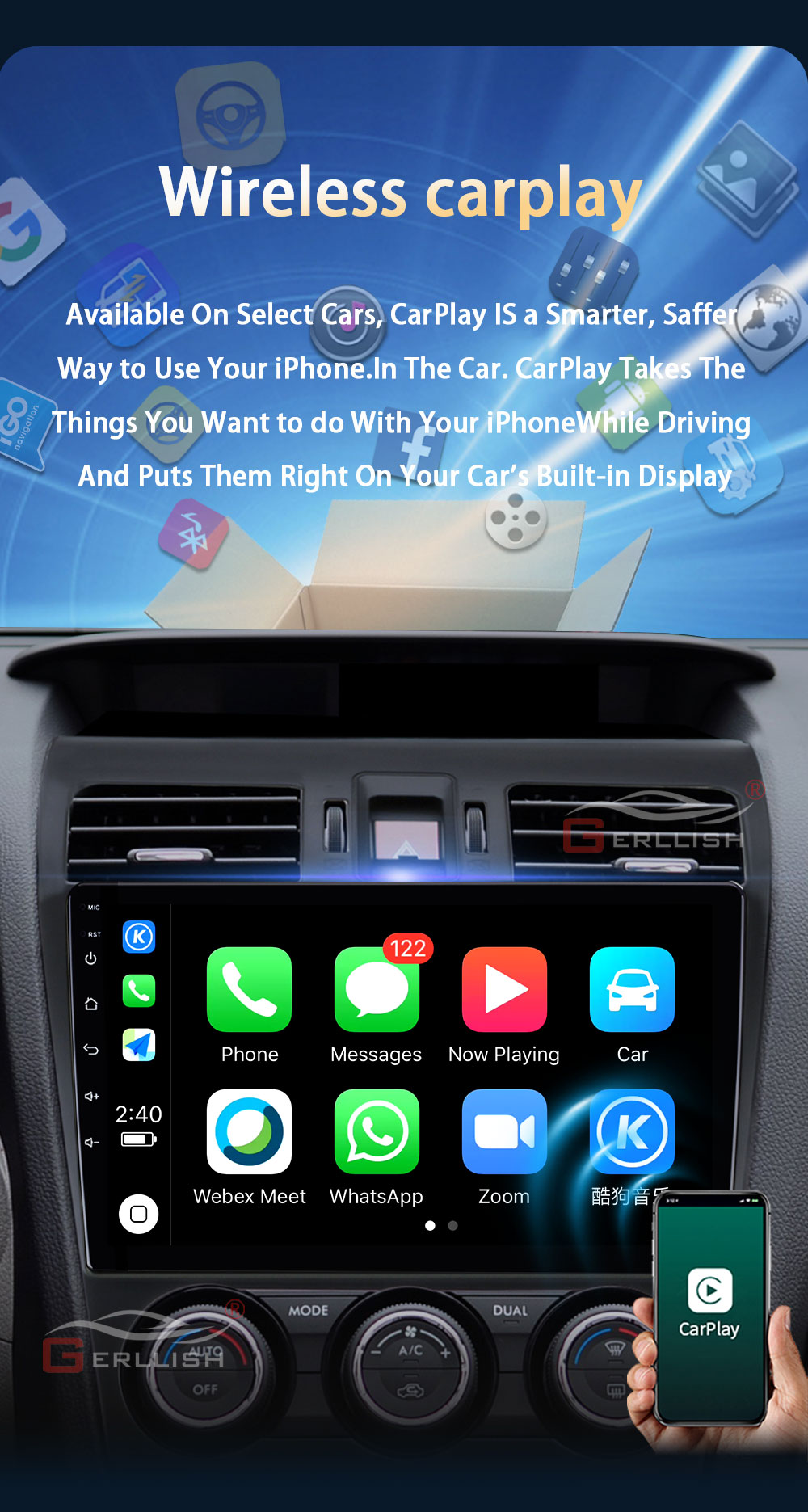 Subaru XV android carplay