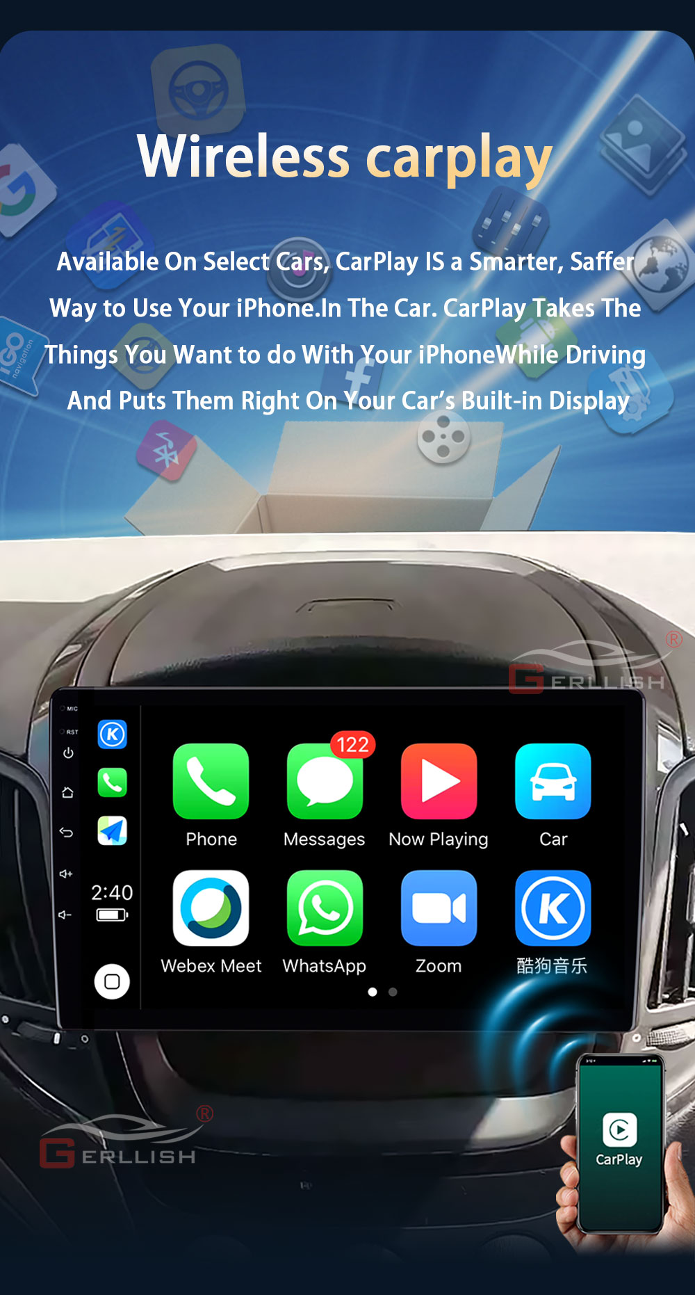 MG5 car Android carplay