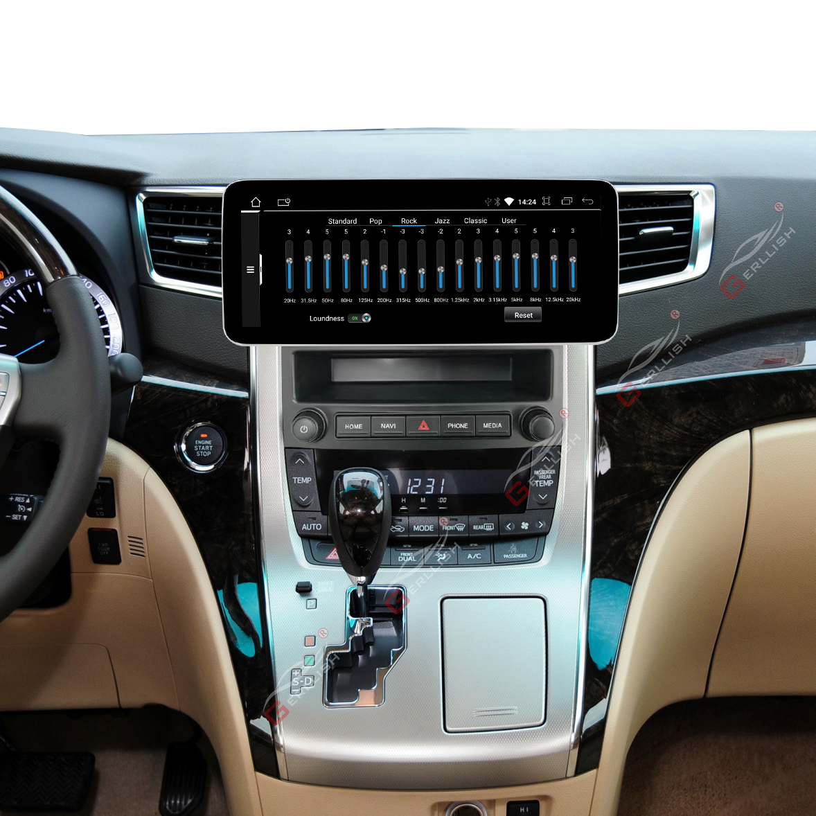 Toyota Alphard Android Car Multimedia Player 