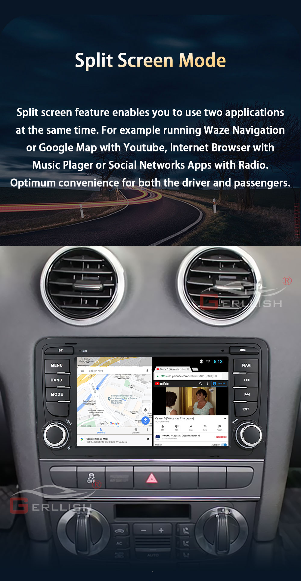 Audi A3 WiFi radio player