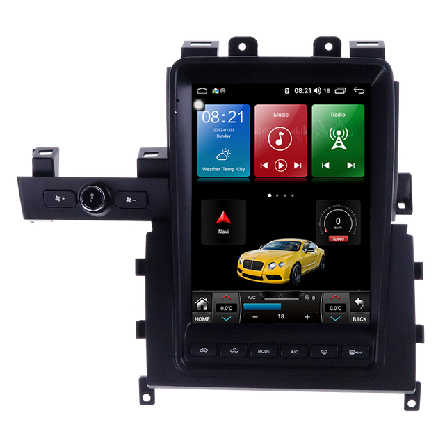  For Nissan Skyline GT-R GTR R35 Android Tesla Style Car GPS Navigation 