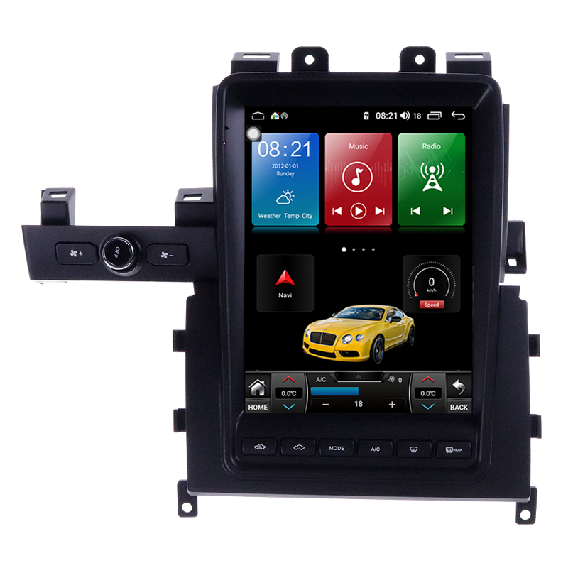  For Nissan Skyline GT-R GTR R35 Android Tesla Style Car GPS Navigation 