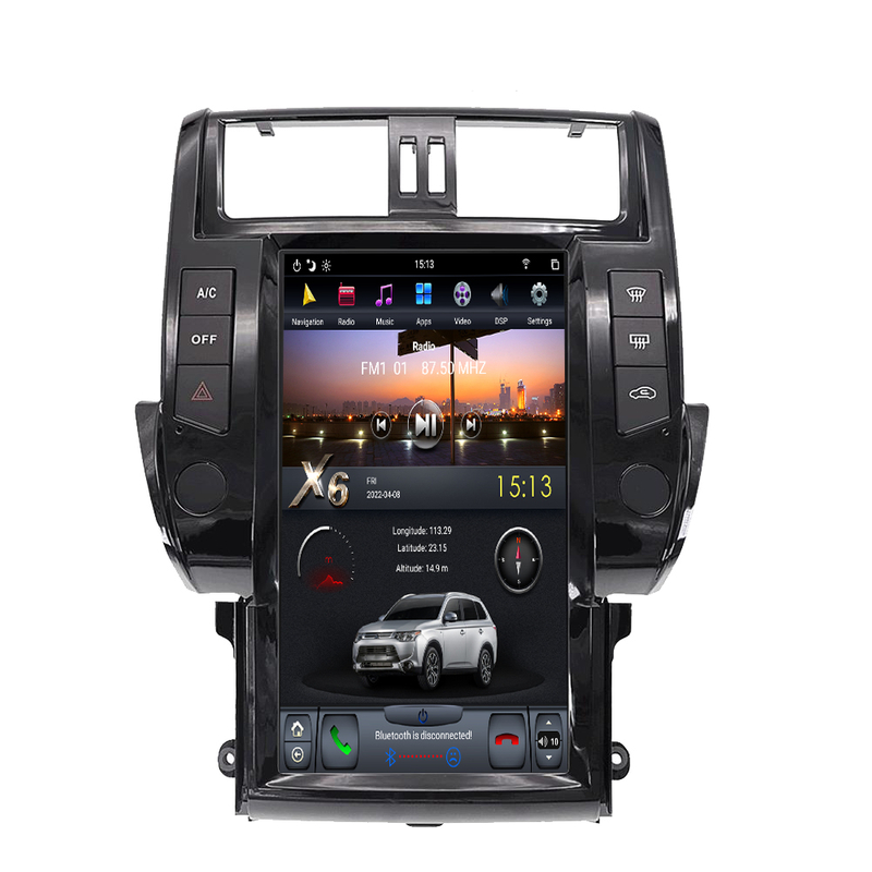 Tesla Screen Car Multimedia Player for TOYOTA Land Cruiser Prado 150 2010 2011 2012 2013 Android Car GPS Radio Stereo