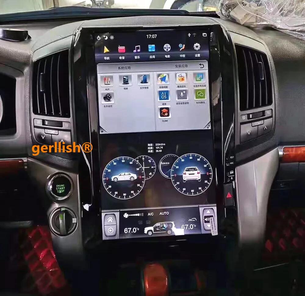 Car GPS Navigation Toyota Land Cruiser LC200 2008-2015 Stereo Multimedia Player Radio