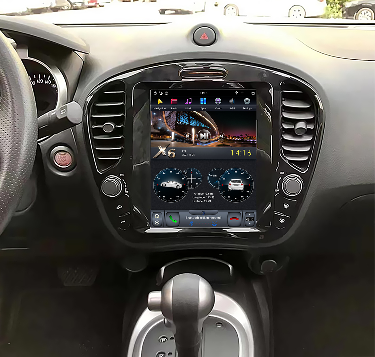 Nissan Juke Autoradio Bluetooth GPS Car Dvd Player