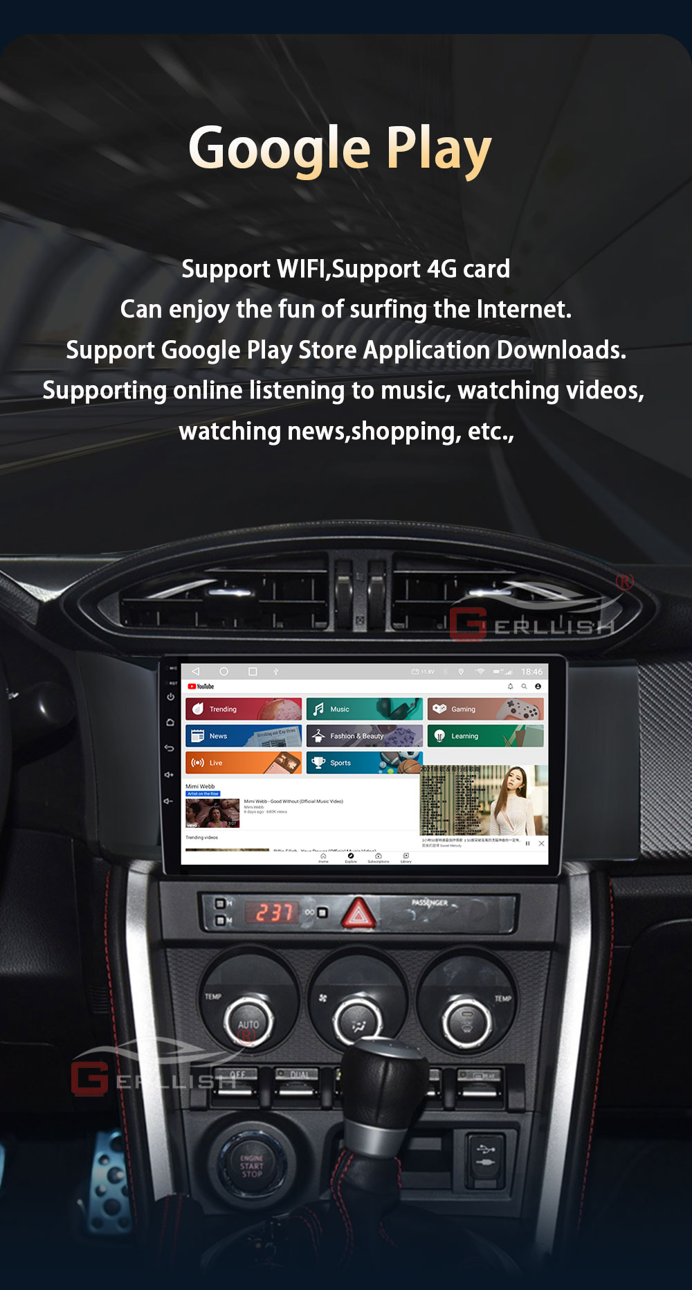 Toyota GT 86 radio car DVD player