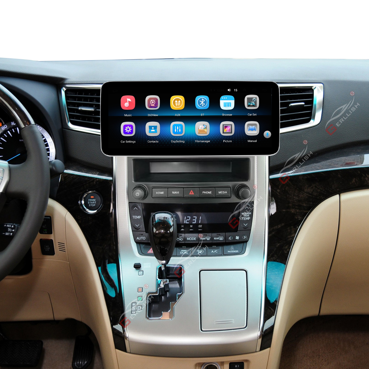 Toyota Alphard Android Car Multimedia Player 