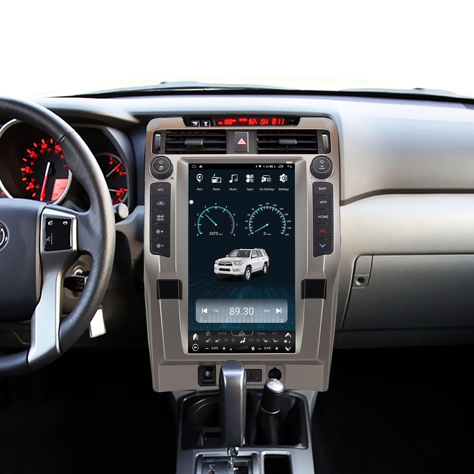 Toyota 4Runner IPS Screen Car Multimedia Player Navigation 