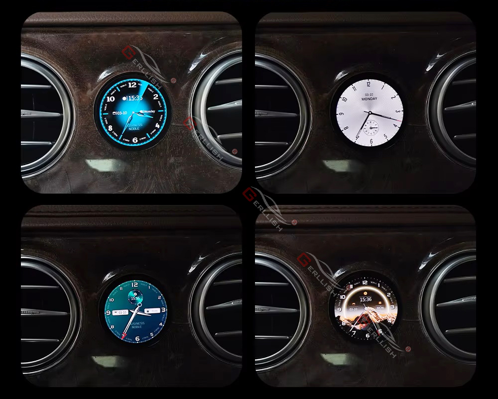 Clock New  Car Mounted Smart Time Display Benz W205