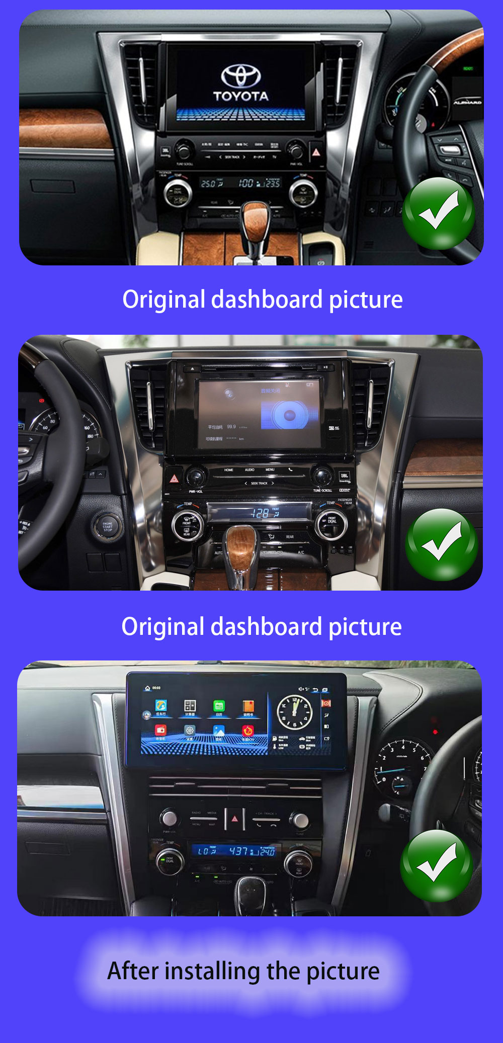 Lexus LM 2015-2021 Android Autoradio Video GPS Navigation