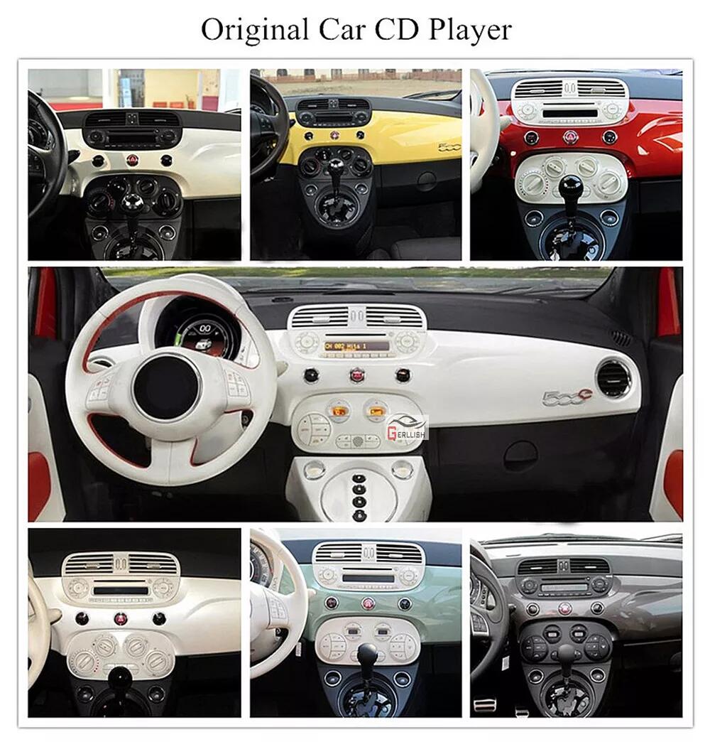 Car Stereo For For Fiat 500 Android Radio 2007 2008 2009 2010 2011 2012 2013 2014 Gps Navigator