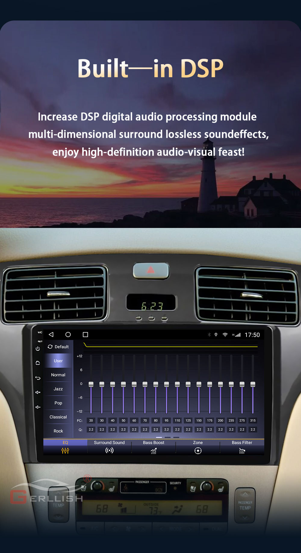 Lexus ES300 Android dsp radio