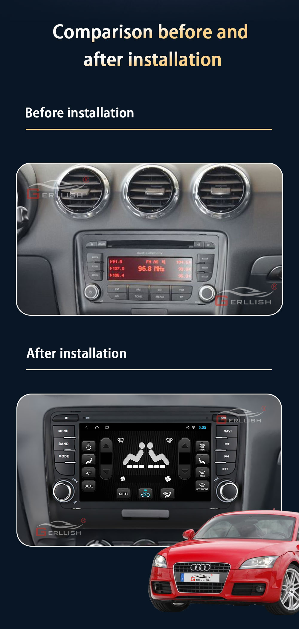  Audi TT Android video player