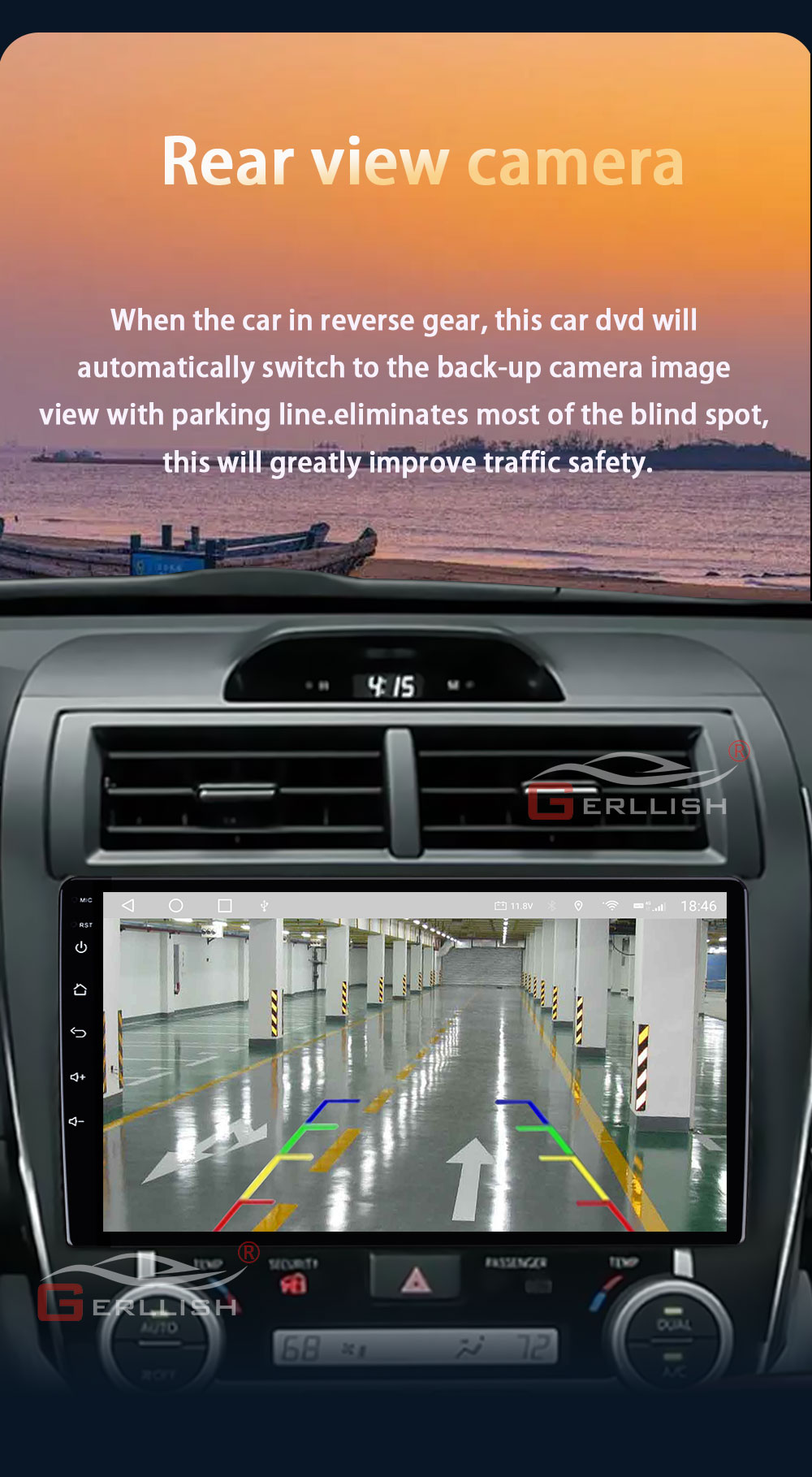 Toyota Camry 2012-2014 Gps Navigation Car DVD Player