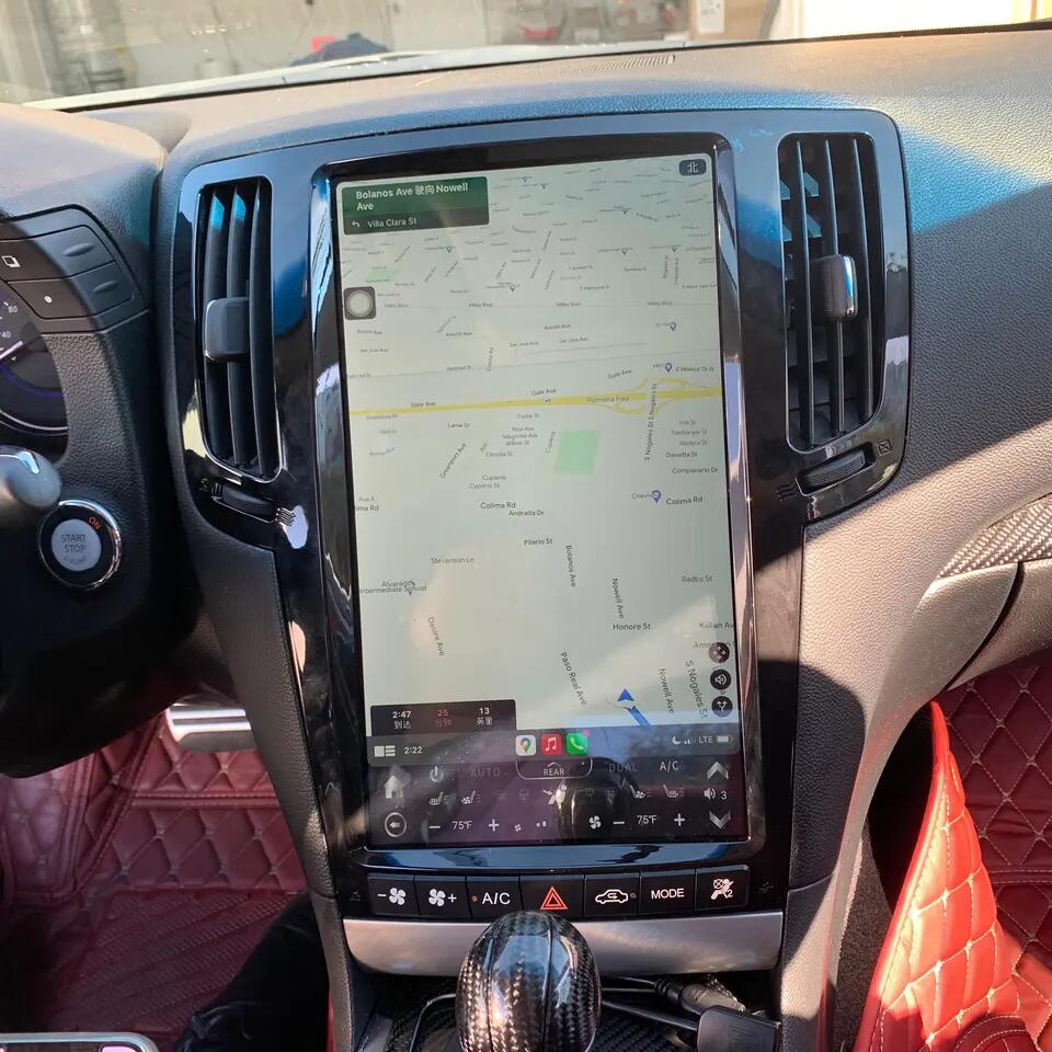 Infiniti G37 Tesla Style Radio Car GPS Navigation