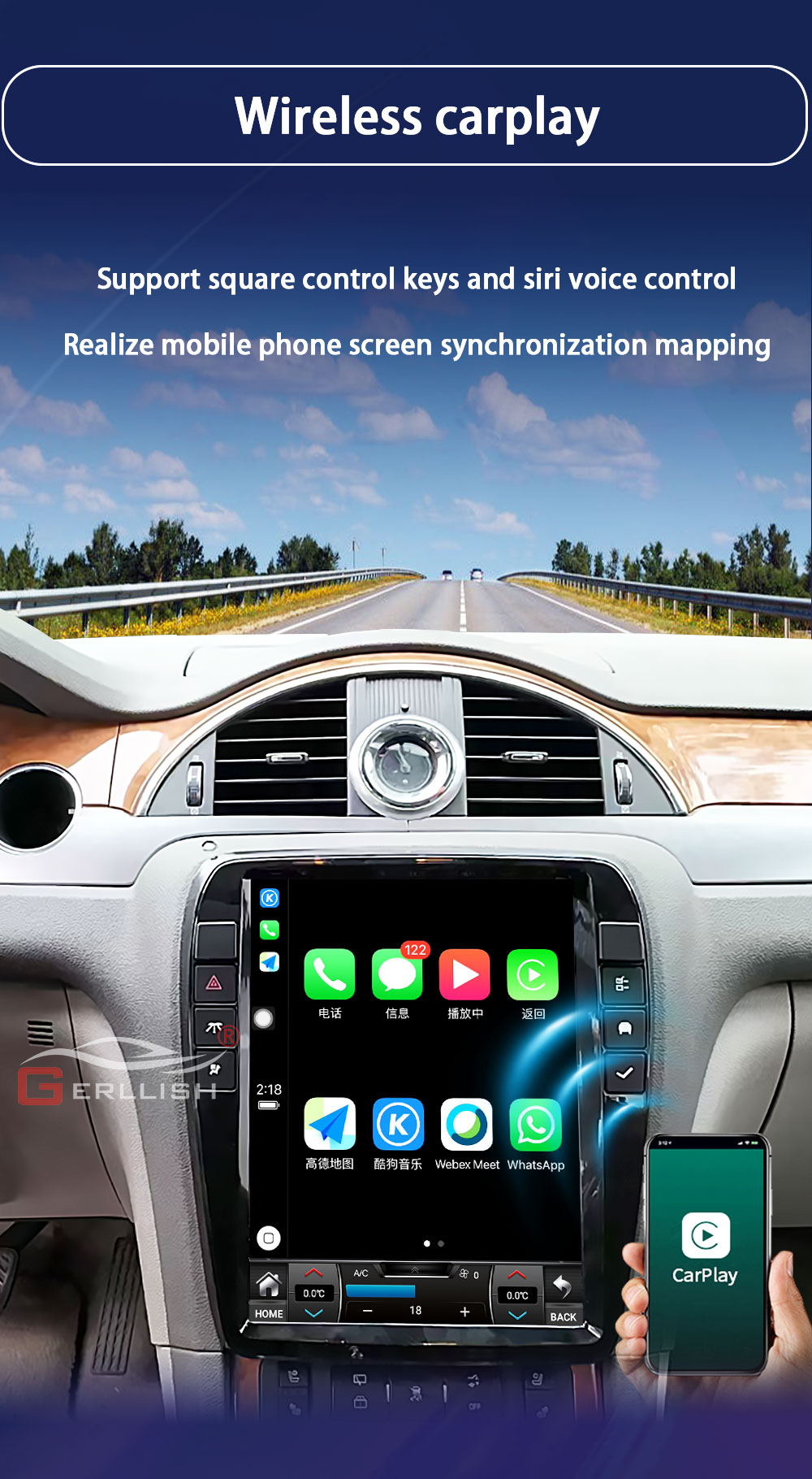 Buick Envision carplay video