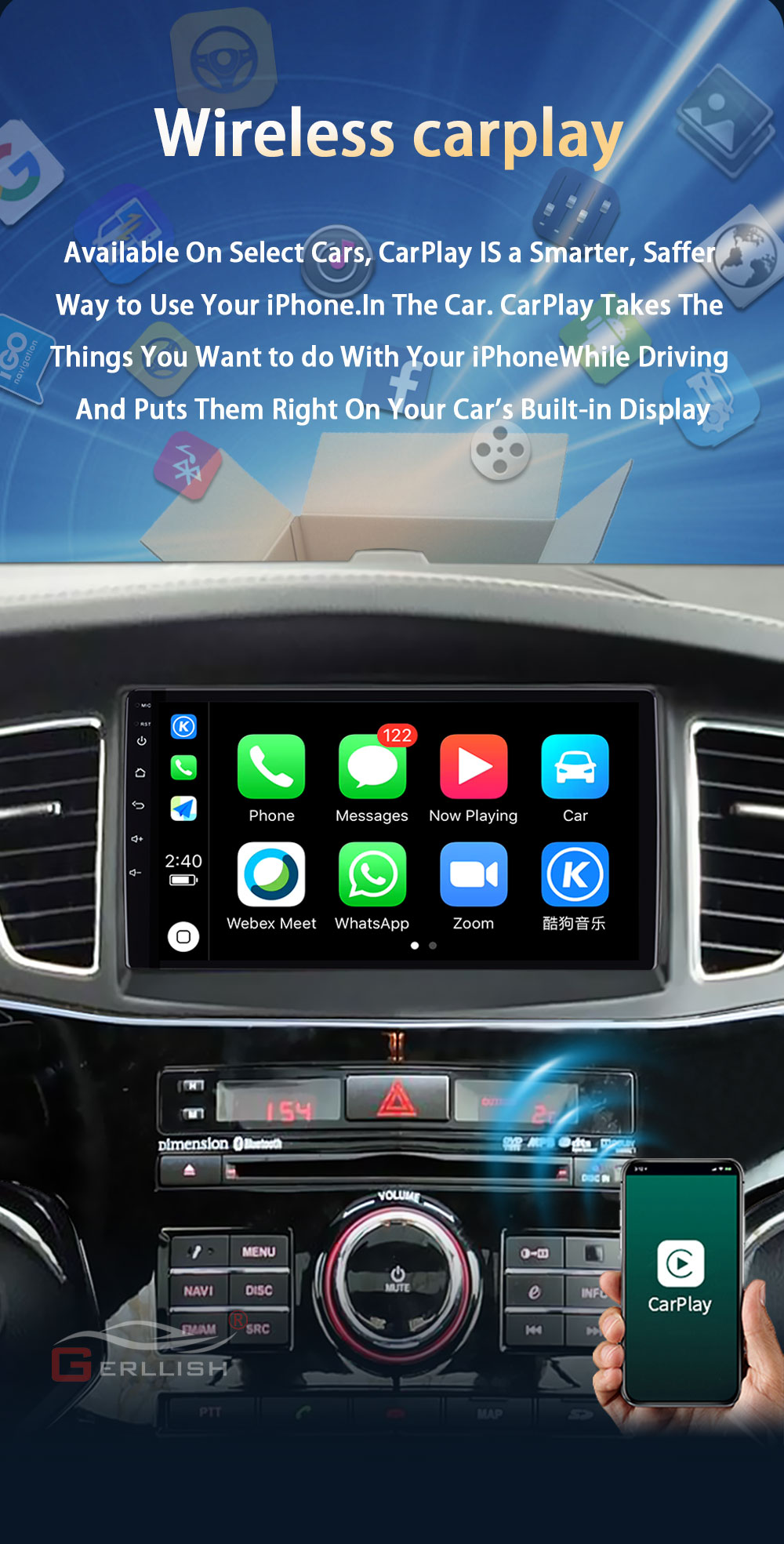 Kia K7 Android carplay