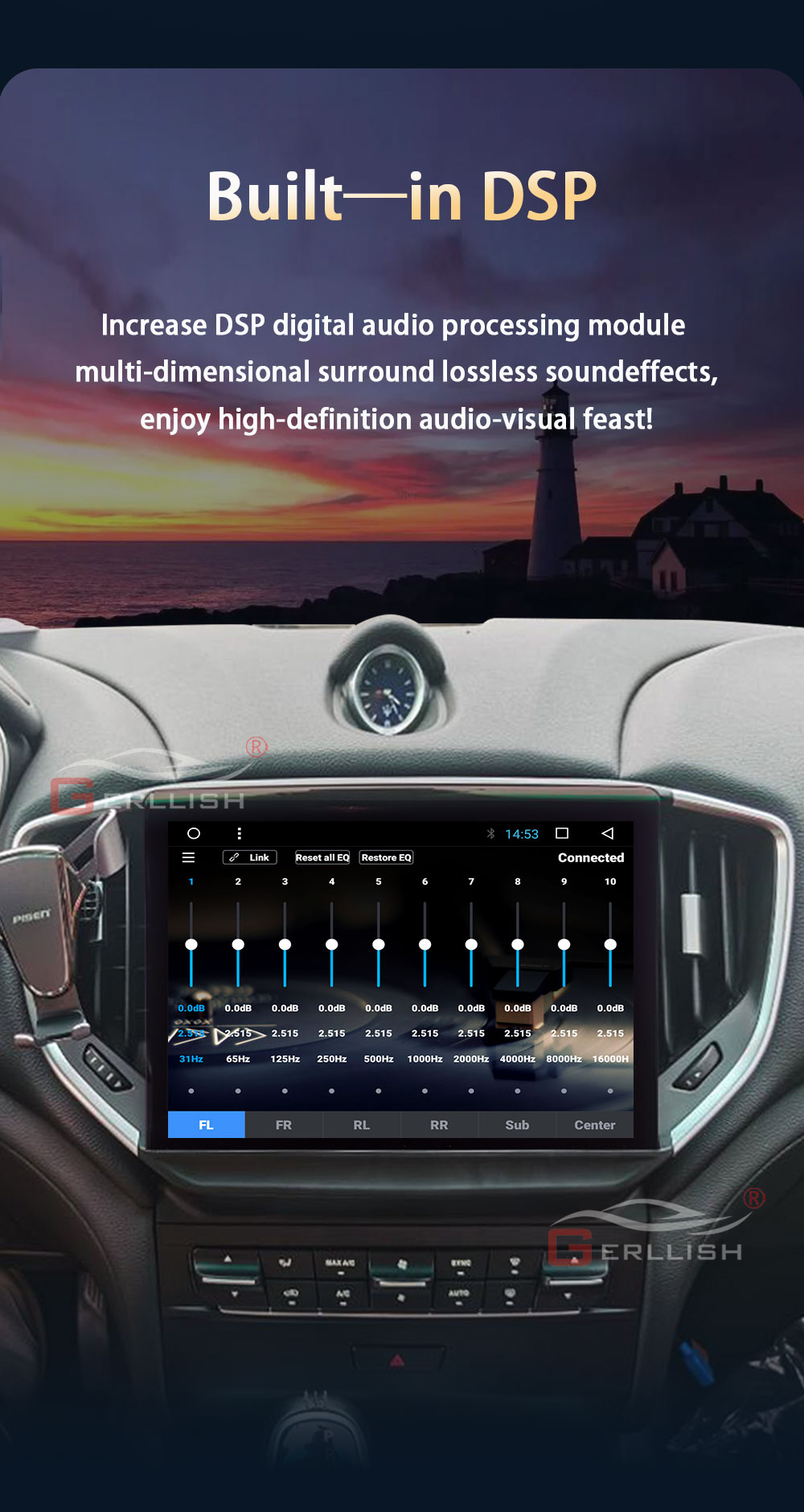 Maserati Ghibli car dsp player