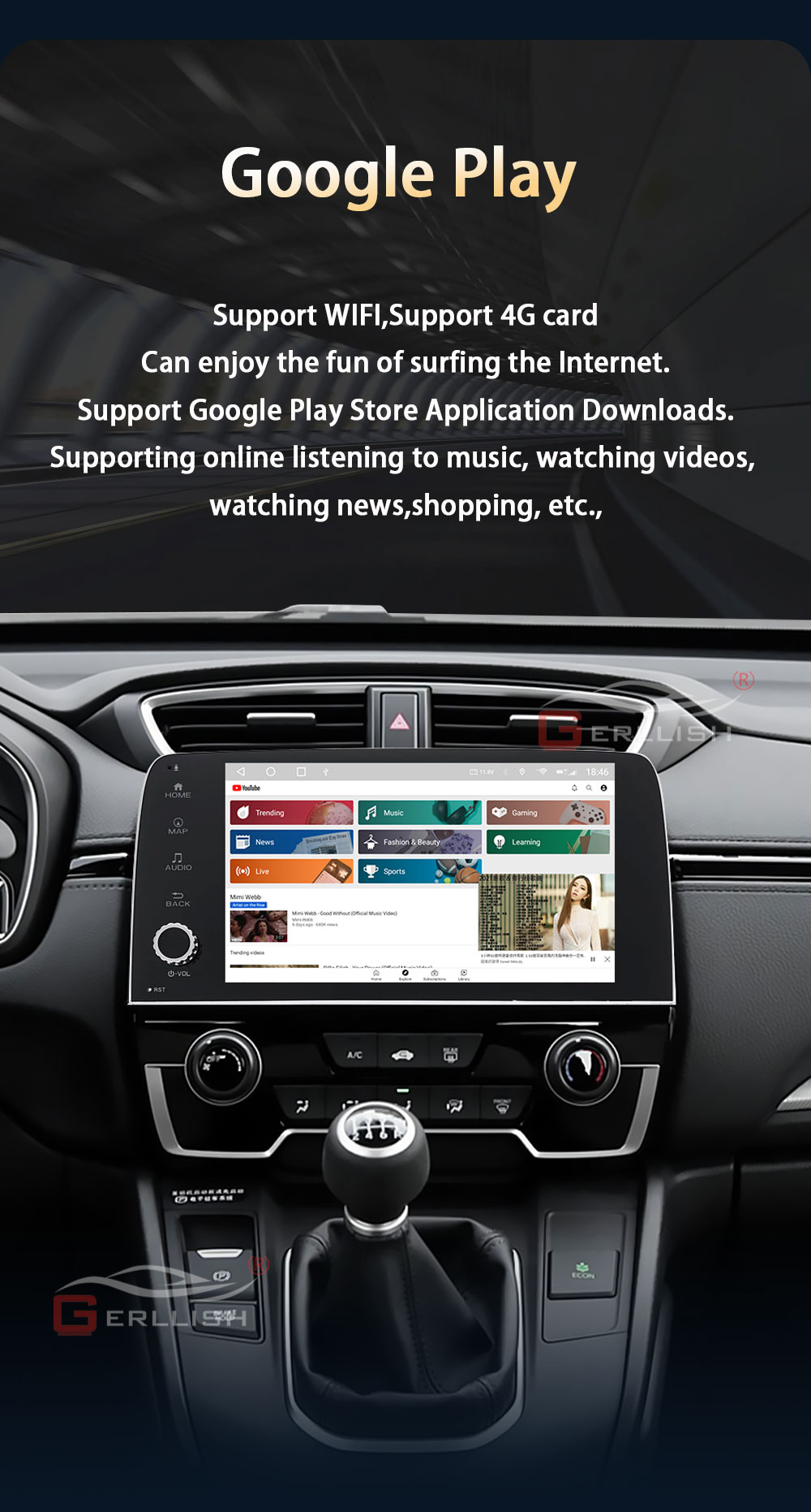 Honda Crv car video player