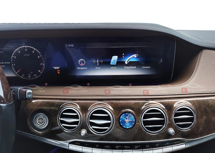 Clock New  Car Mounted Smart Time Display Benz W205