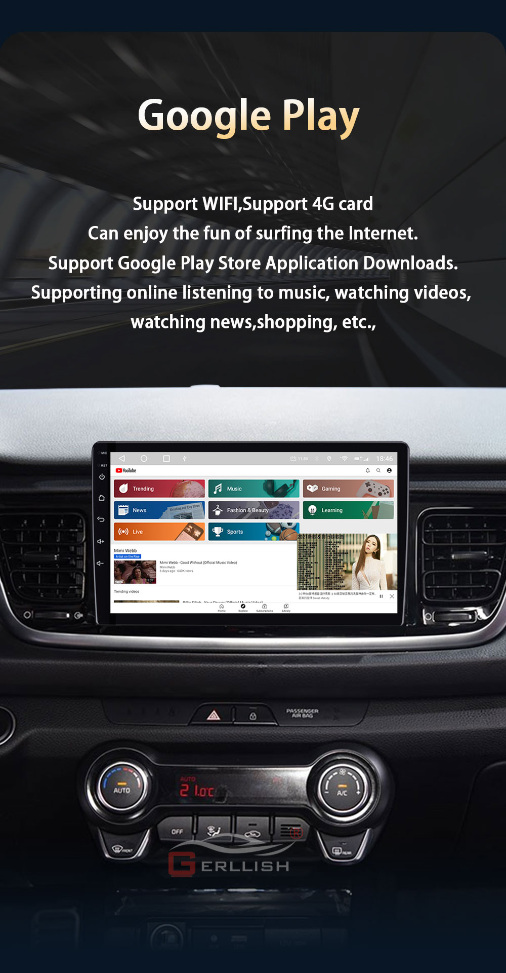 Kia RIO car google player