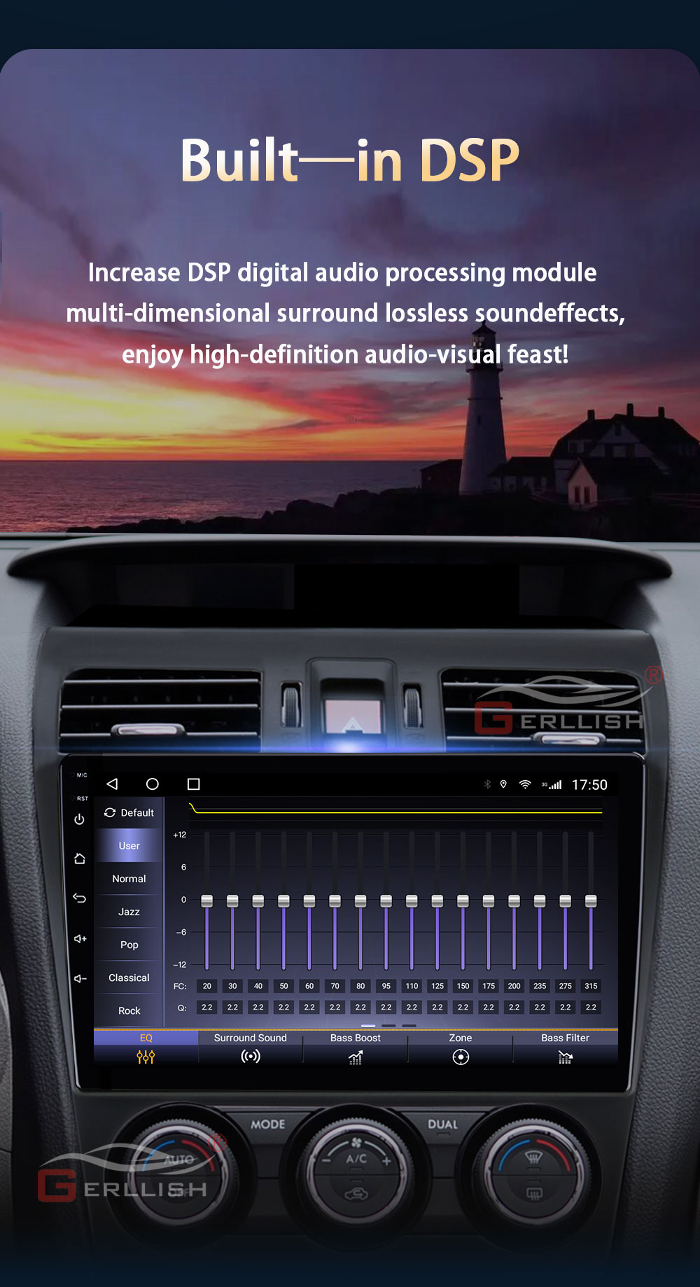 Subaru XV car dsp radio