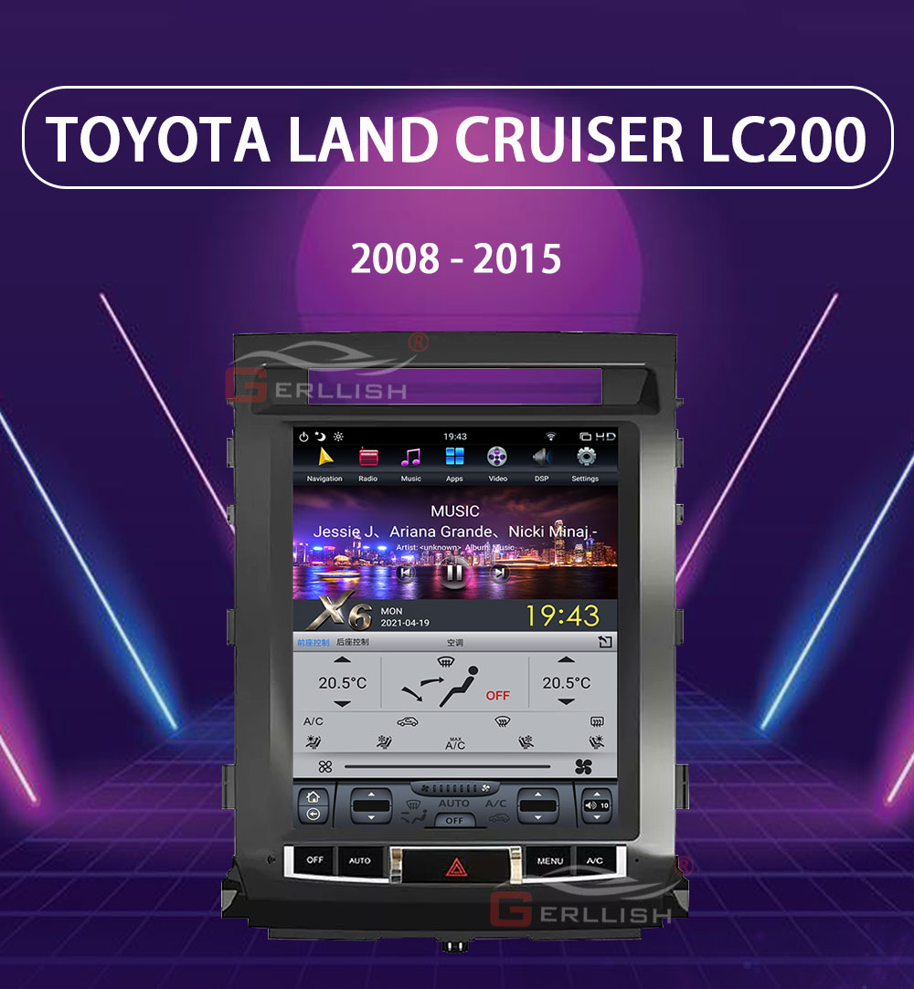 Toyota Land Cruiser radio car dvd player 