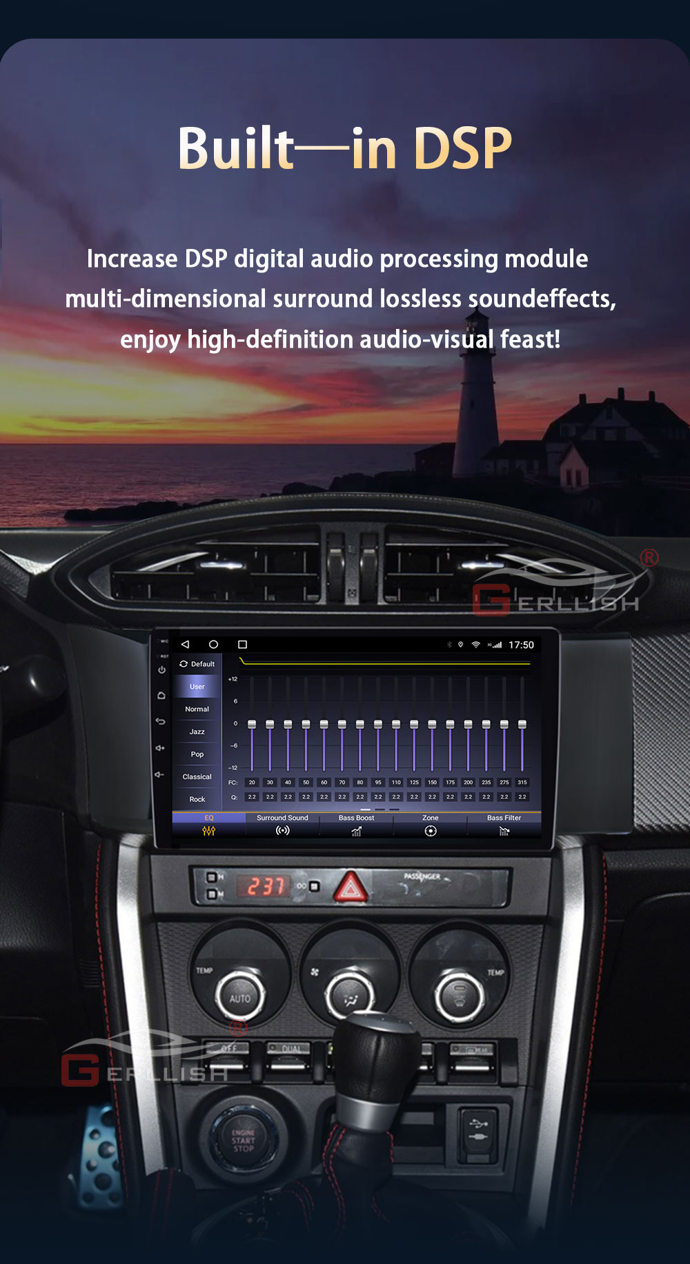 Toyota GT 86 dsp car DVD player