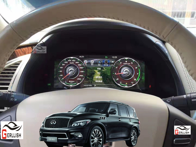 Nissan Patrol Y62 LCD Instrument Linux Dashboard Panel