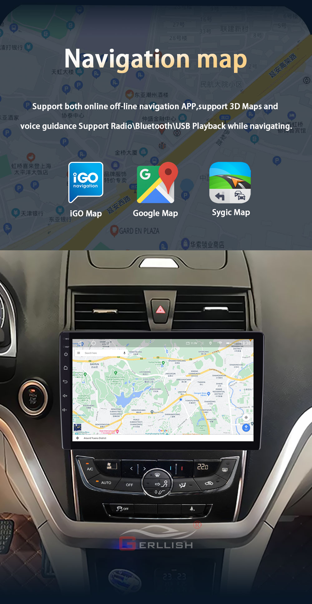 Geely Emgrand EC7 gps