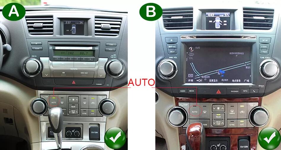 Car Gps Player Toyota Highlander 2008 2009 2010 2011 2012 2013 Android Radio