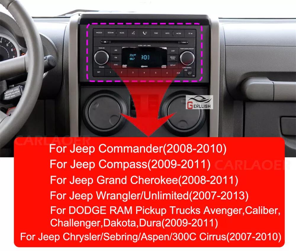 Jeep Wrangler Anddroid Radio Video Car Dvd Player